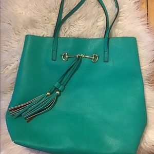 Large LEATHER purse